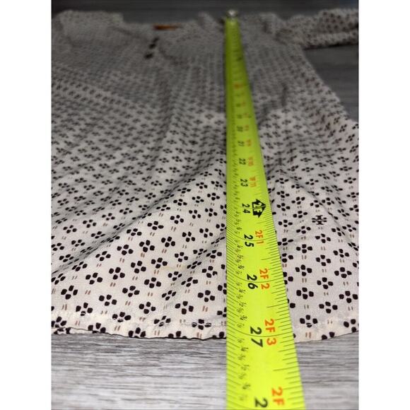 Tory Burch Silk printed V Neck Tunic Top Size 4 - Picture 8 of 8